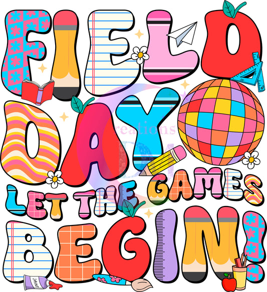 field day dtf - FIELD DAY RETRO