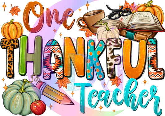 Thanksgiving DTF- one thankful teacher