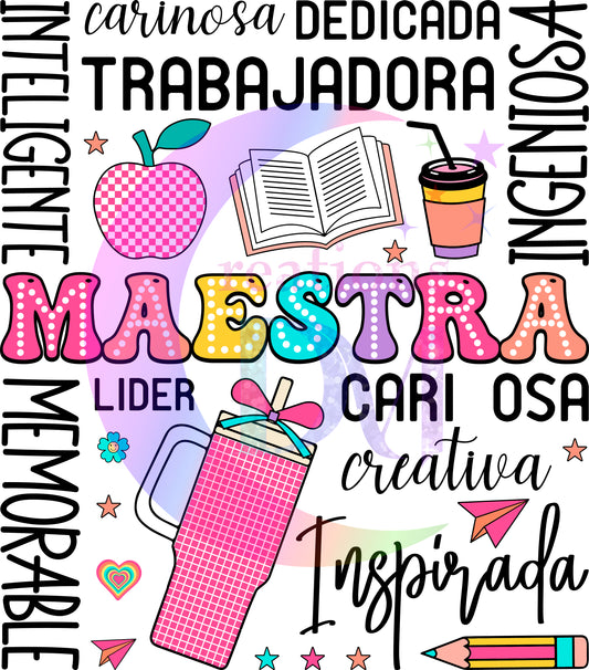 back to school DTF -  maestra