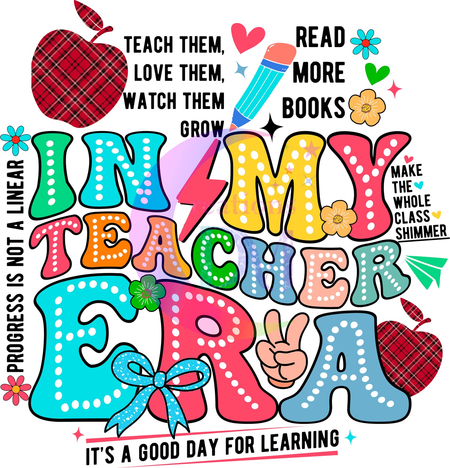 back to school DTF - in my teacher era