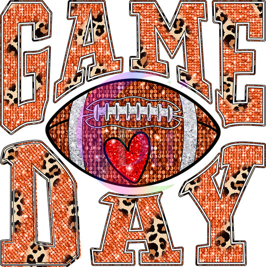 Football - game day glitter