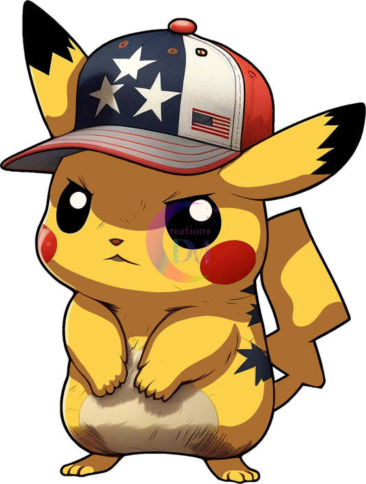 Fourth of July  - pikachu