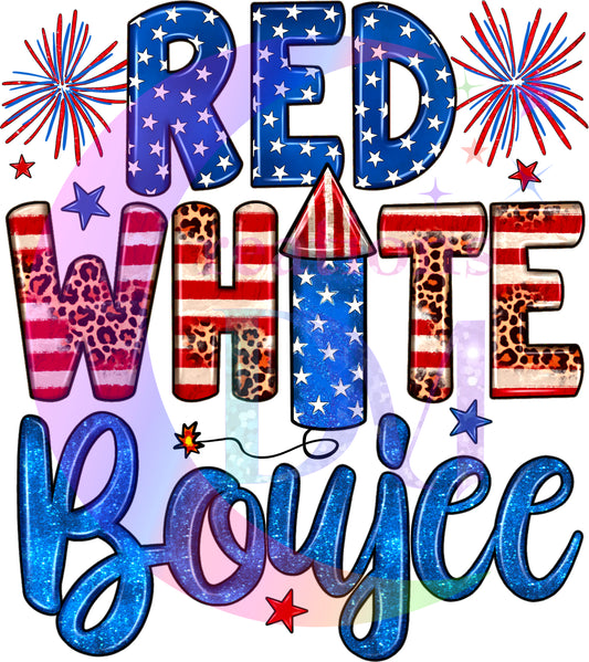 Fourth of July  -  red white boujee 2