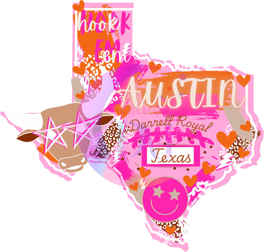 Texas Longhorns Sports  -  Texas Pink