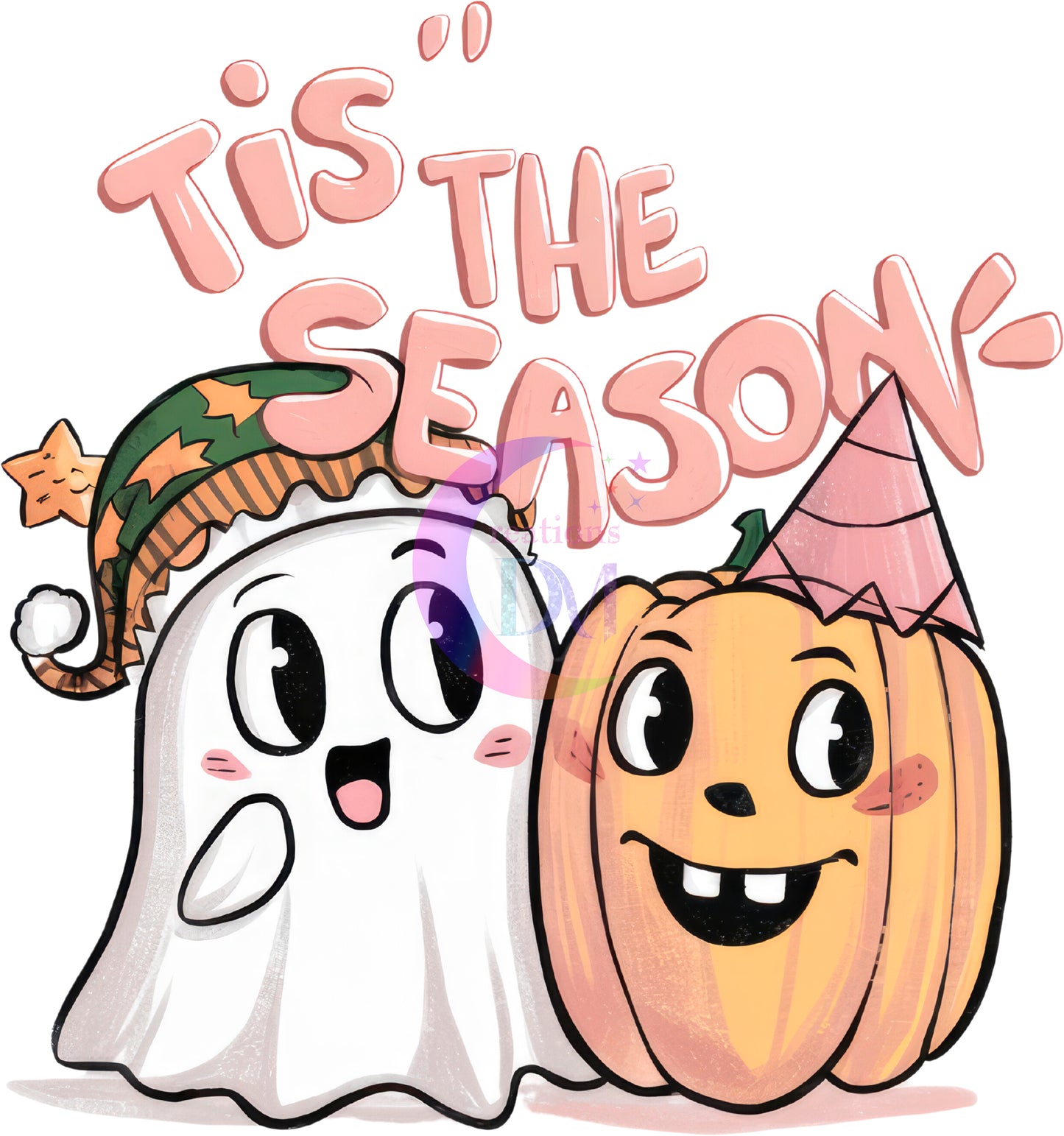 halloween DTF -  Ghost - tis the season