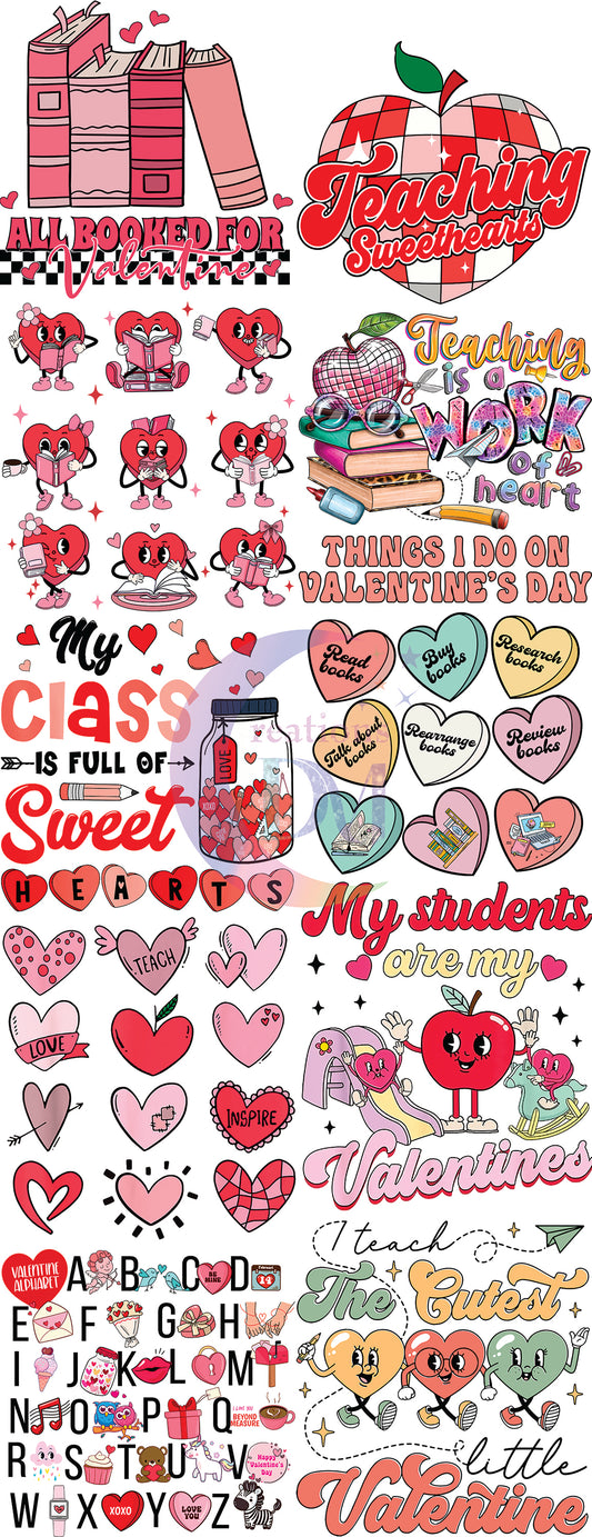 Pre-made Gangsheets -Valentines #4