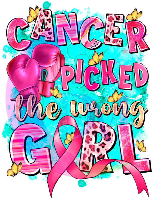 breast cancer awareness month - cancer picked the wrong girl