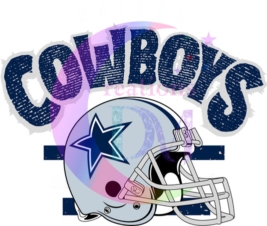 Dallas Cowboys - cowboys lines and helmet