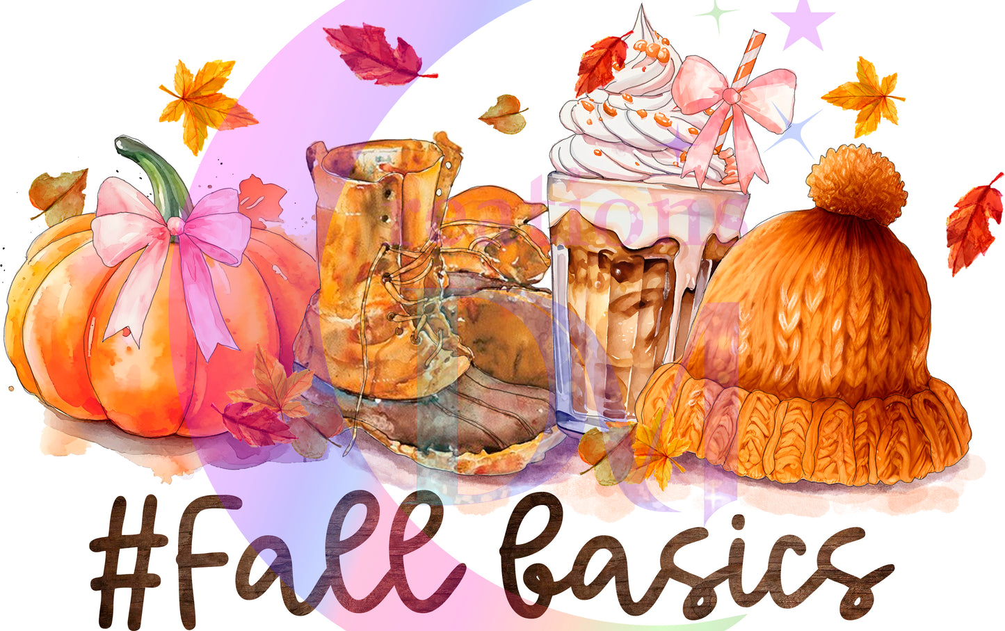 Fall DTF - #fall basics pumpkin and latte