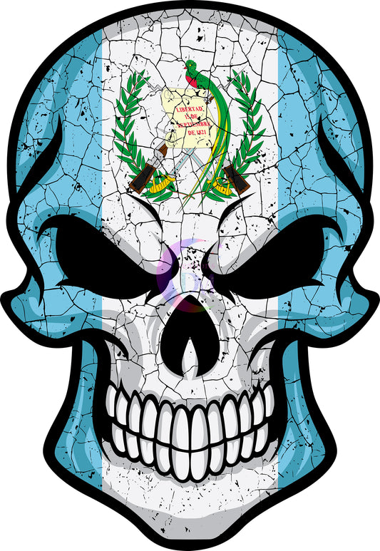 Independence Day -guatemala - skull