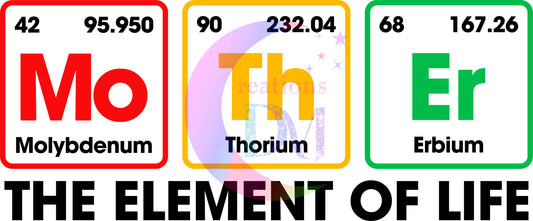 Mother's Day DTF - Mo-th-er elements