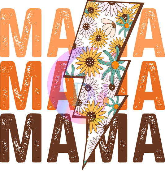 Mother's Day DTF - mama x3 with lightning