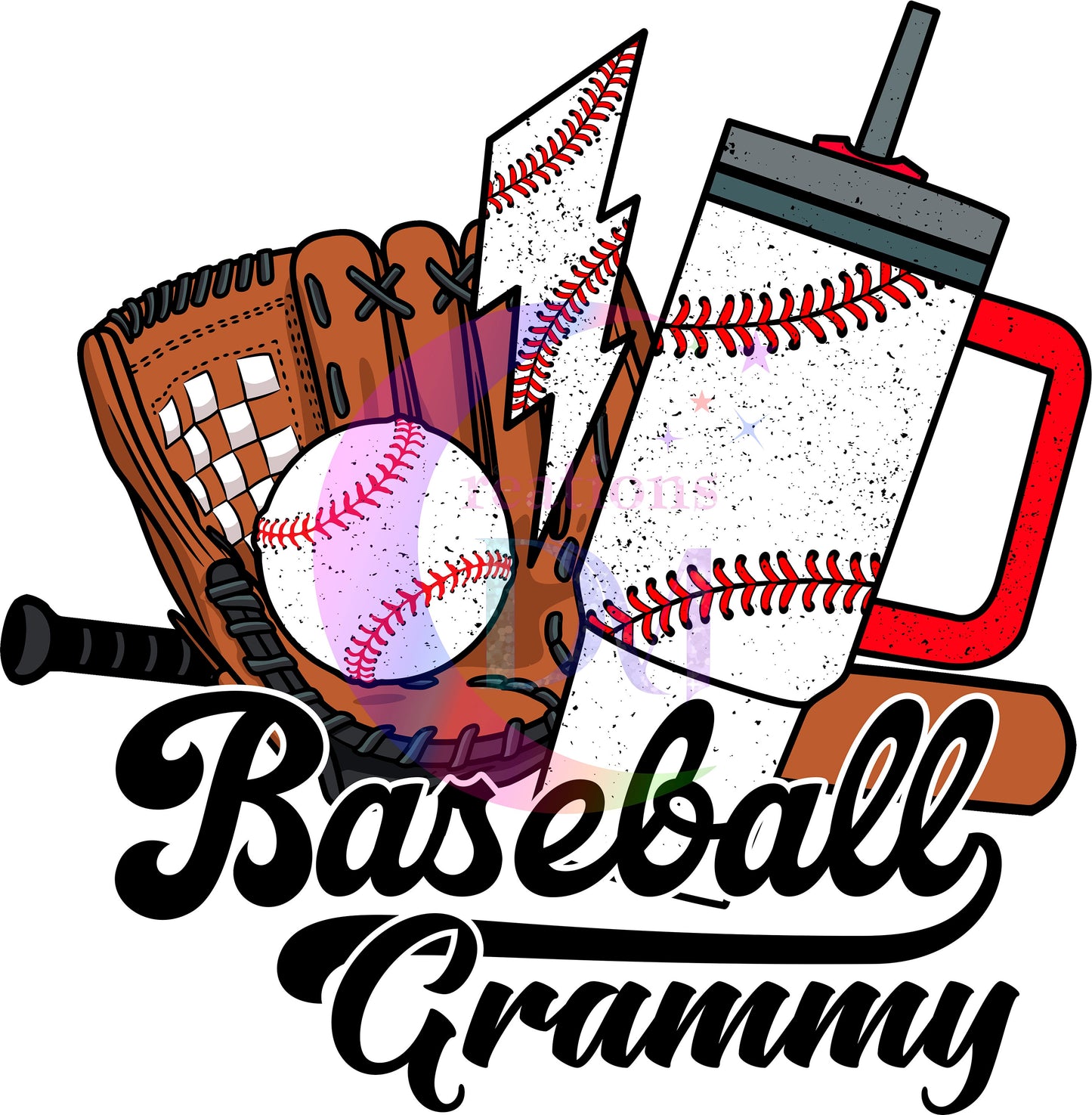 sports - BASEBALL family design " GRAMMY " print DTF