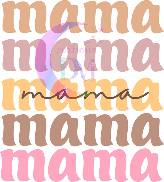 Mothers Day - mama x6 DTF