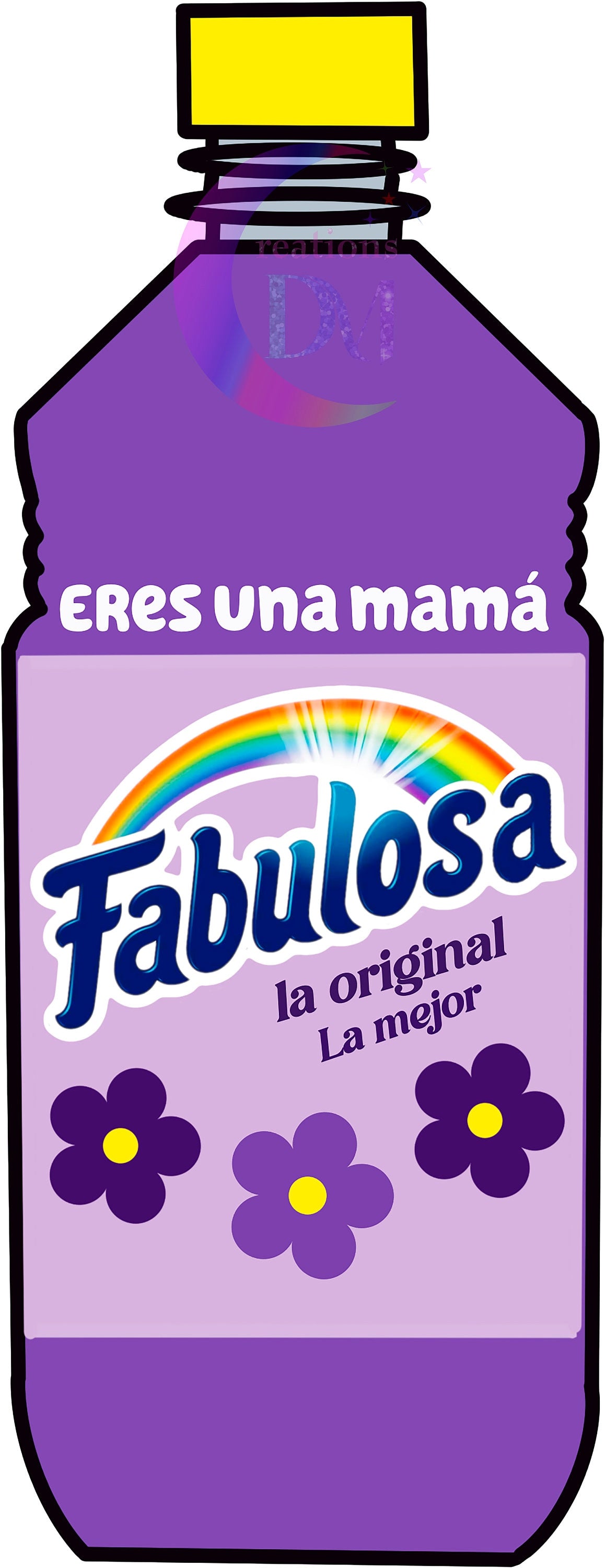 Fabulosa Sticker mothers day DTF - eres una mama fabulosa – dm printed creations