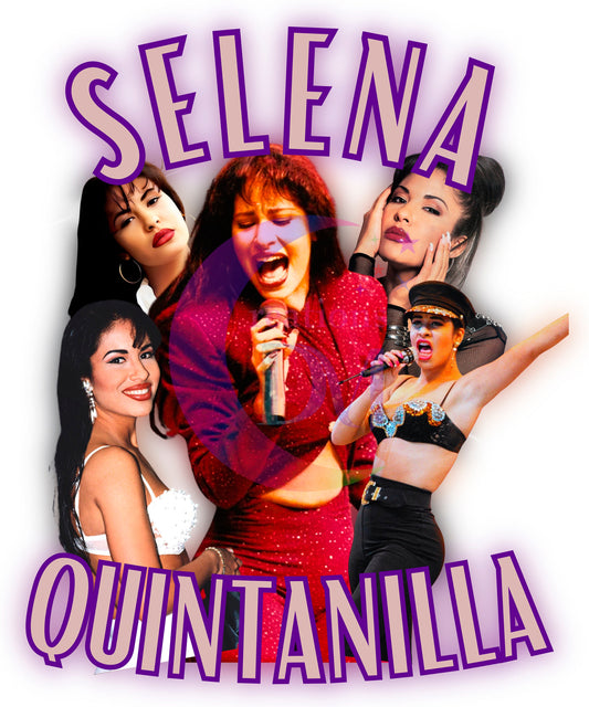 artists - Selena Quintanilla DTF Selena multiple pictures purple design