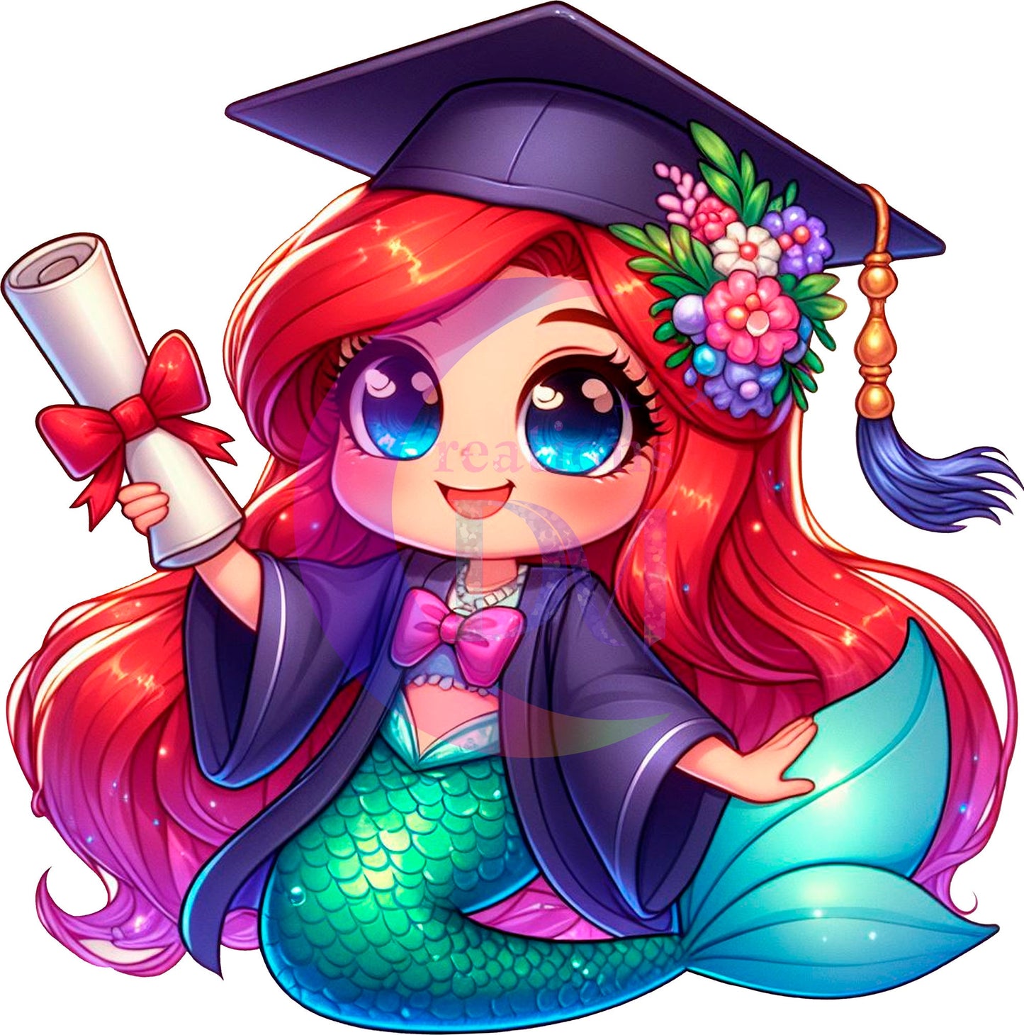 Graduation cartoon - ARIEL DTF 02