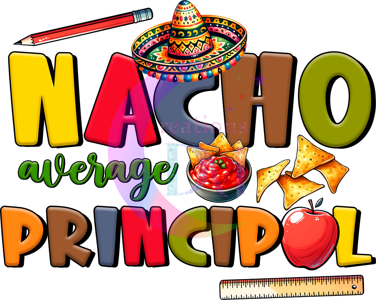 cinco de mayo DTF -  nacho average principal