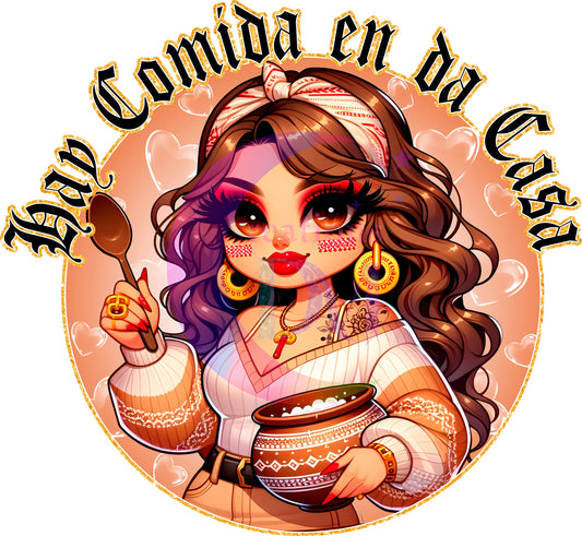 mothers day chicano theme - ay comida en la casa DTF