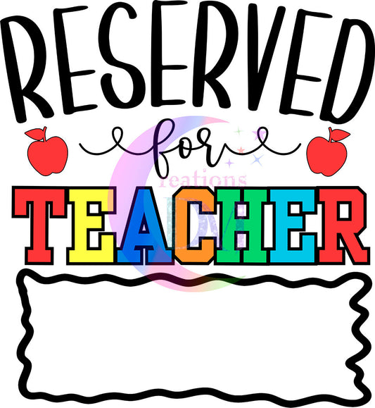 last day of school DTF - autograph shirt sign _ reserved for teacher