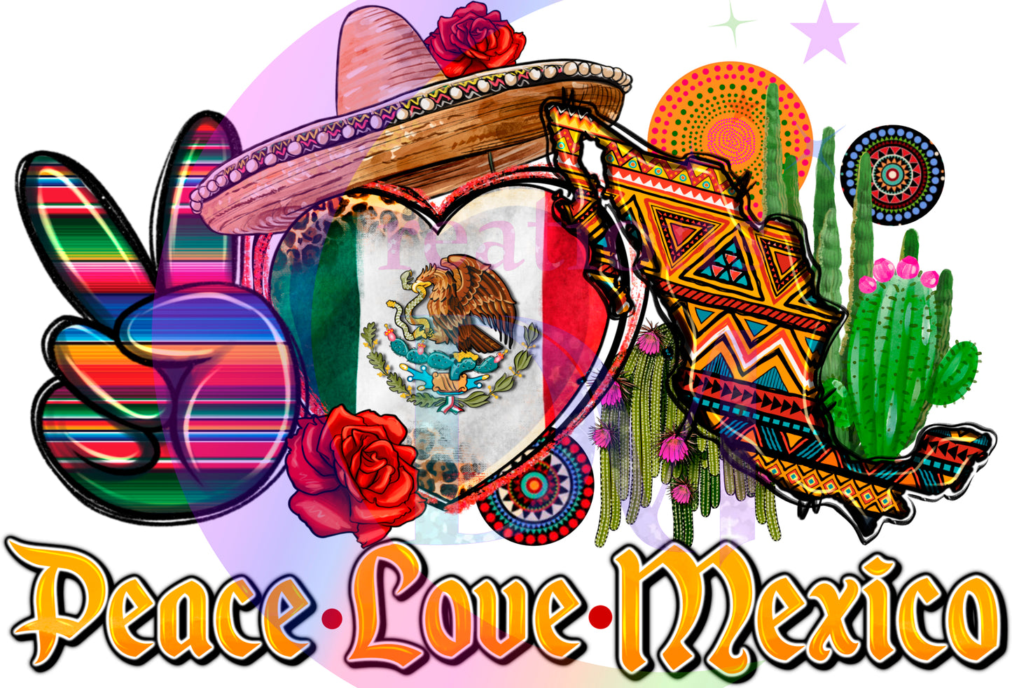 Independence Day - Mexico - peace - love - Mexico