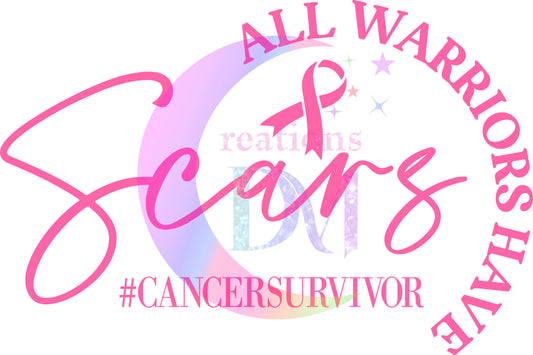 breast cancer awareness month - all warriors have scars