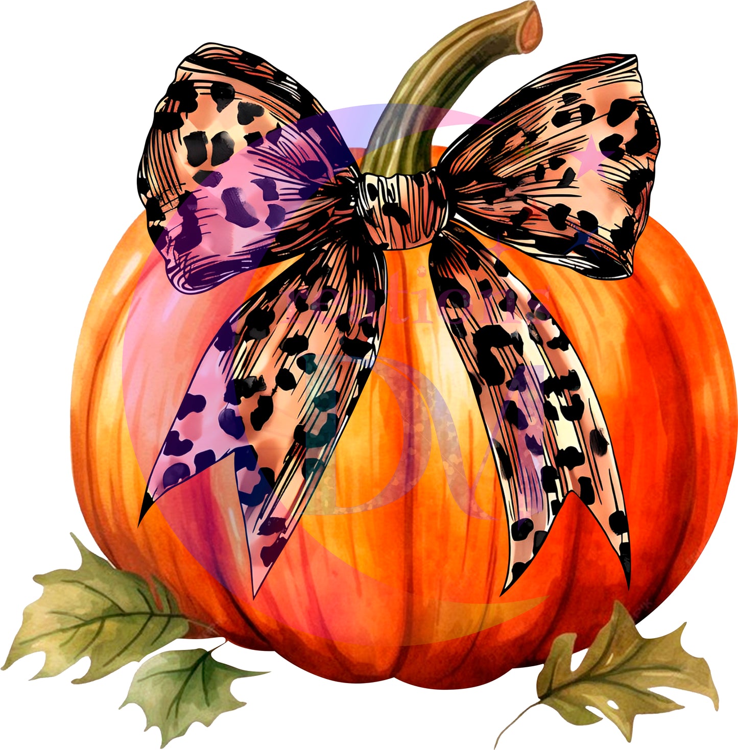 Fall DTF - pumpkin bow