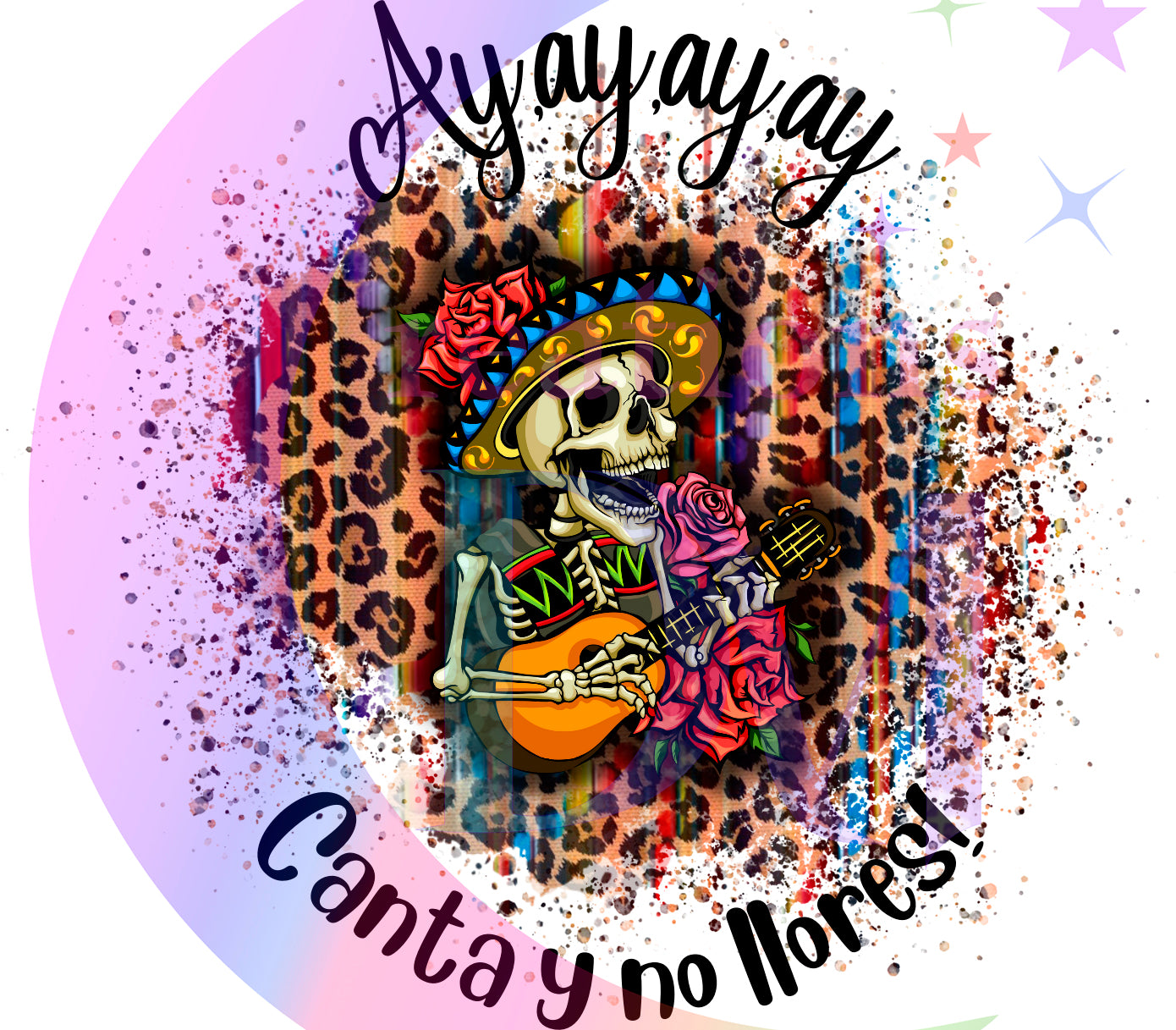 Dia de los muertos/Day of the Dead- skeleton ay-ay-ay