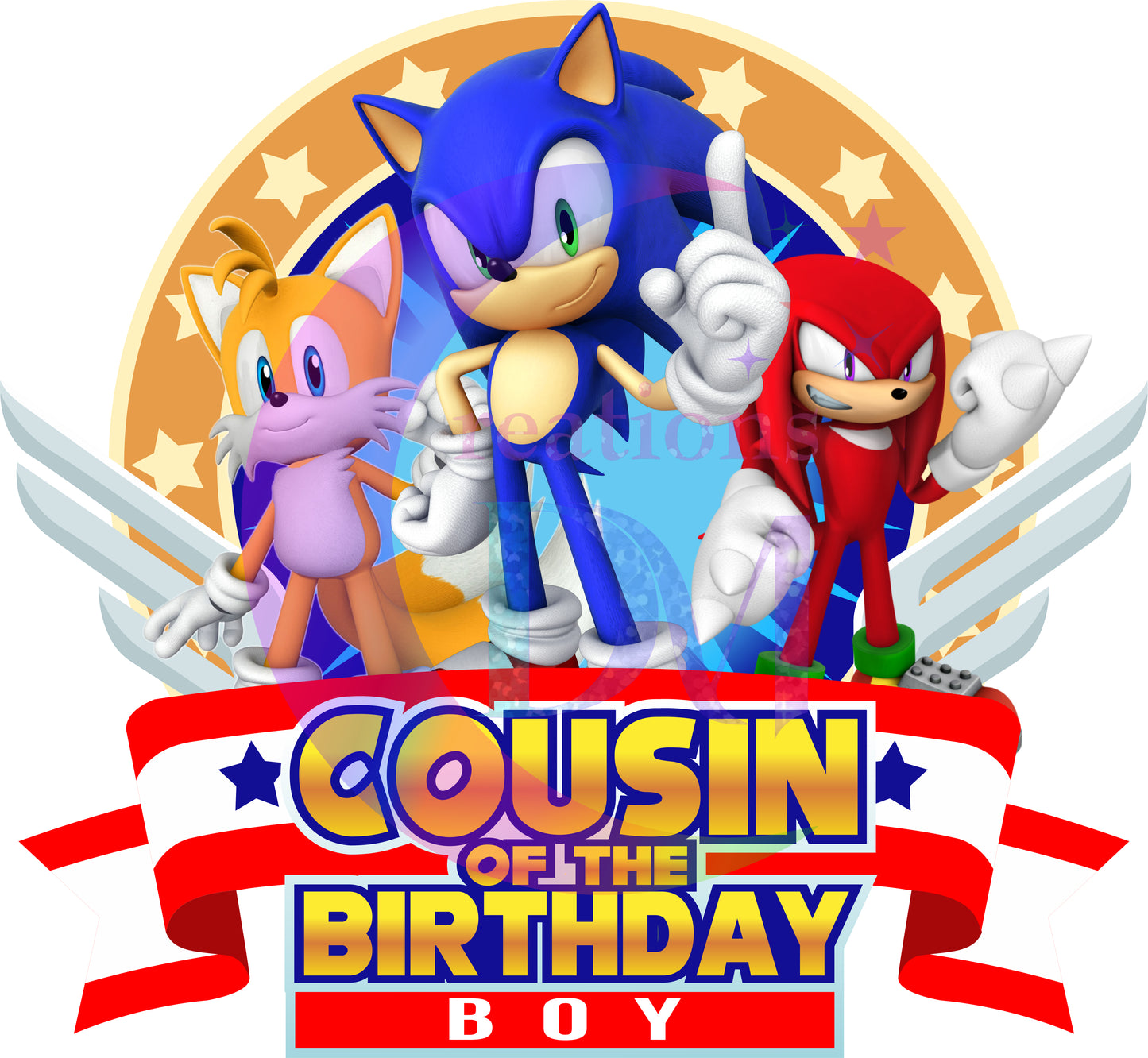 Happy birthday DTF - sonic birthday boy _ cousin of the birthday boy