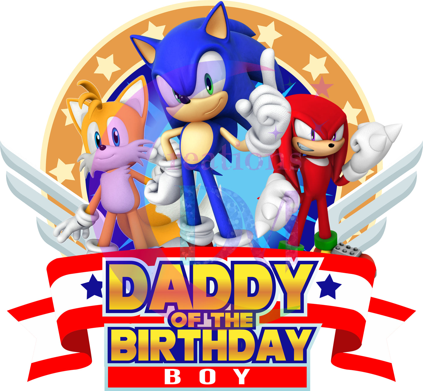 Happy birthday DTF - sonic birthday boy _ daddy of the birthday boy