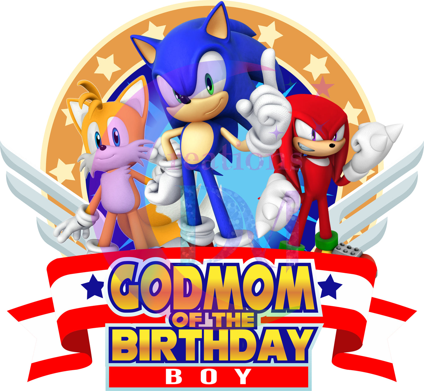 Happy birthday DTF - sonic birthday boy _godmom of the birthday boy