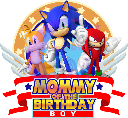 Happy birthday DTF - sonic birthday boy _ mommy of the birthday boy