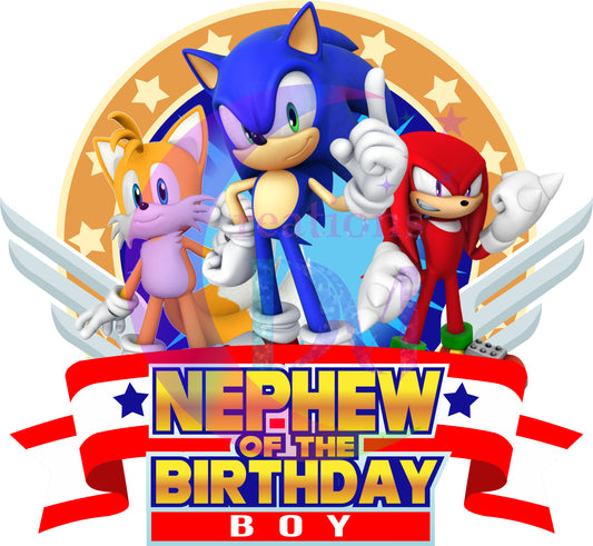 Happy birthday DTF - sonic birthday boy _ nephew of the birthday boy