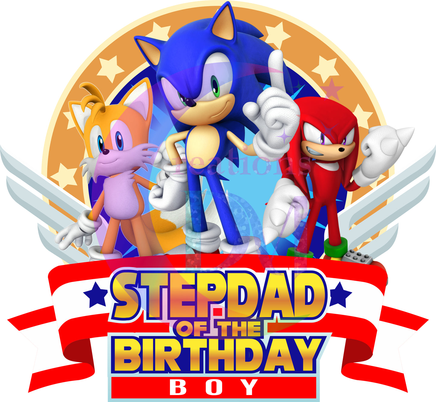 Happy birthday DTF - sonic birthday boy _ stepdad of the birthday boy