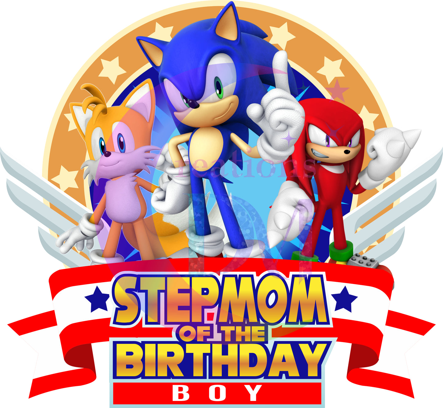 Happy birthday DTF - sonic birthday boy _ stepmom of the birthday boy