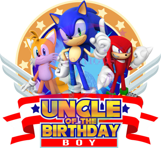 Happy birthday DTF - sonic birthday boy _ uncle of the birthday boy