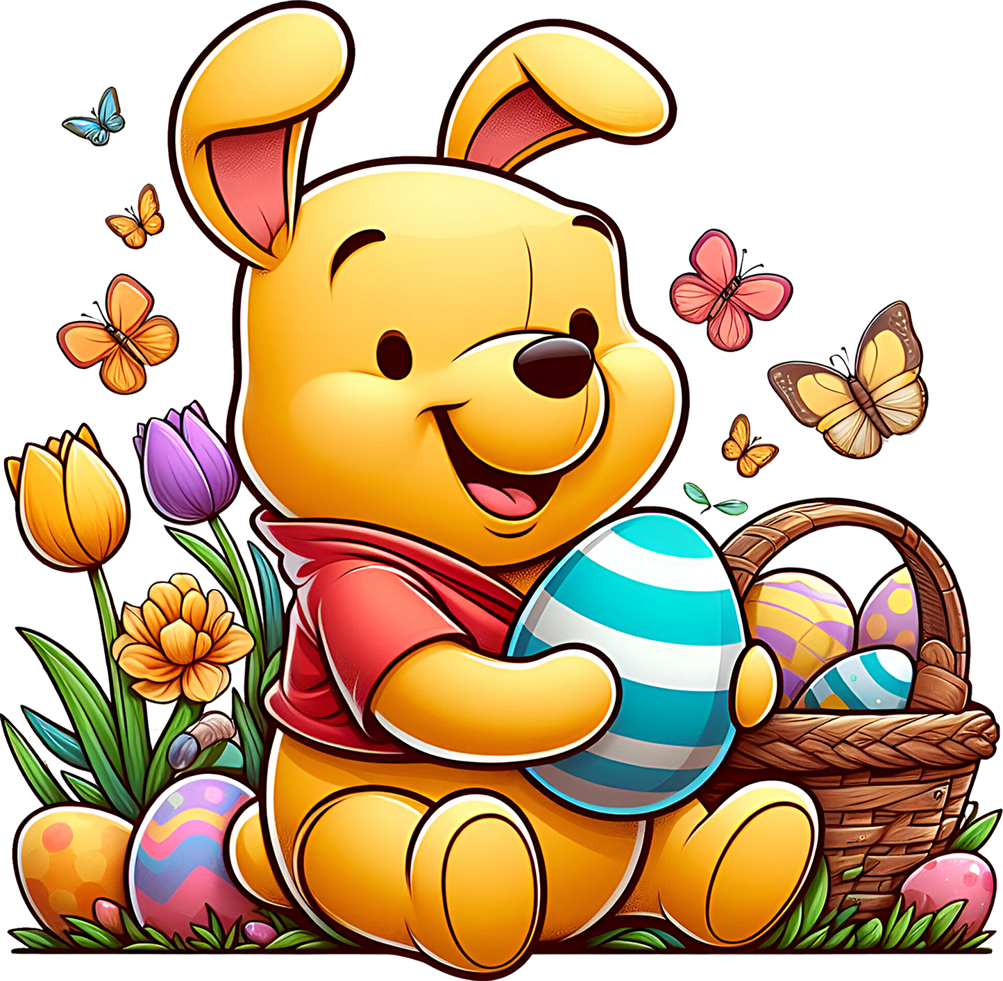 Ready to Press Easter DTF - Winnie-the-Pooh