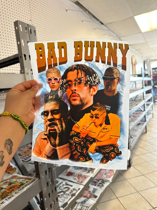 bad bunny DTF-bad bunny-DTF-bad-bunny-print-custom