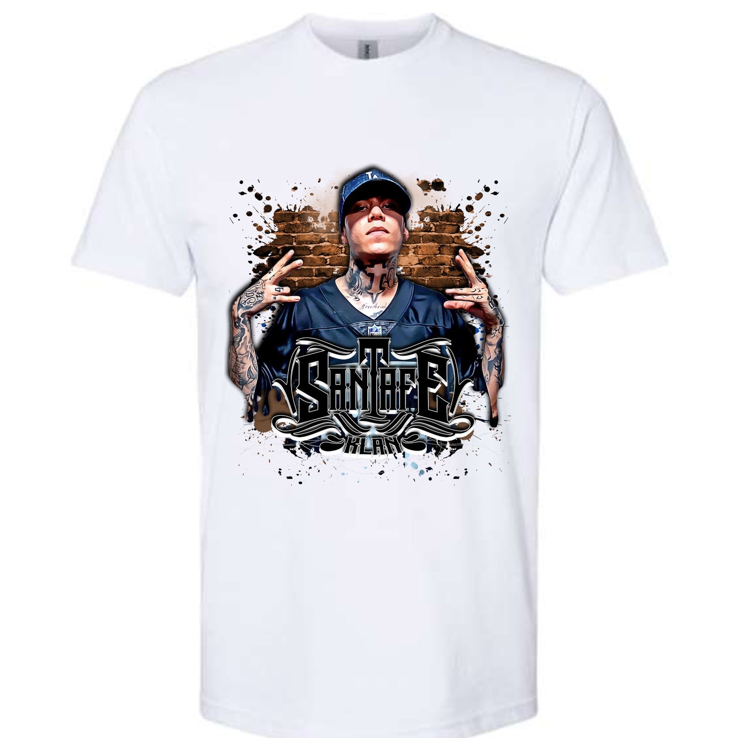 Santa Fe Clan Blue and Brown - Santa Fe Clan Dtf - Santa Fe Clan - Dtf - Prints
