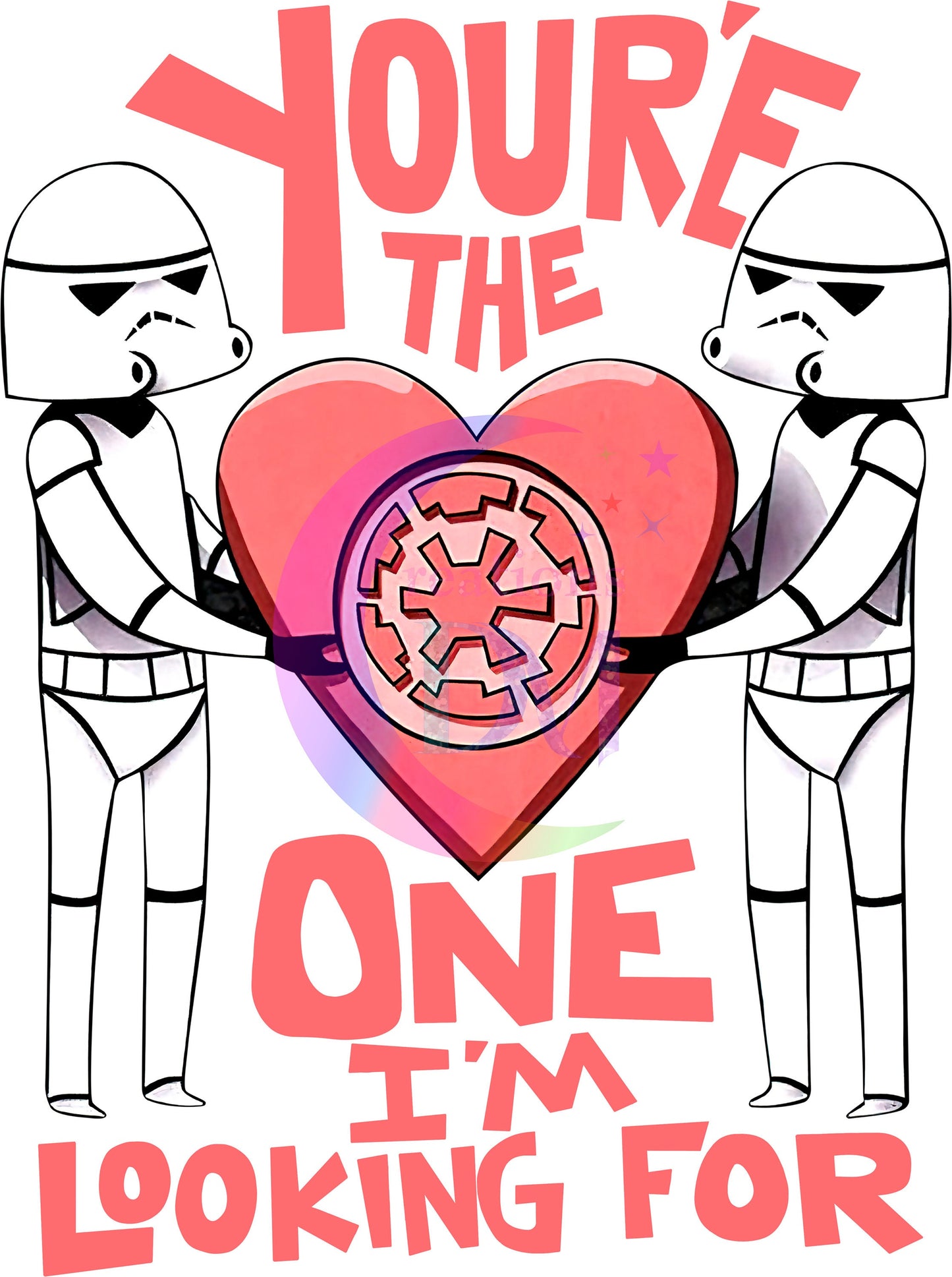 valentines disney Star Wars heart DTF 6