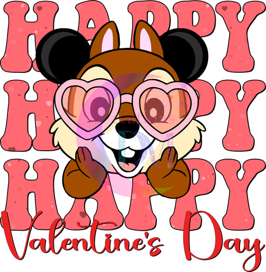 valentines disney happyx3 DTF 8