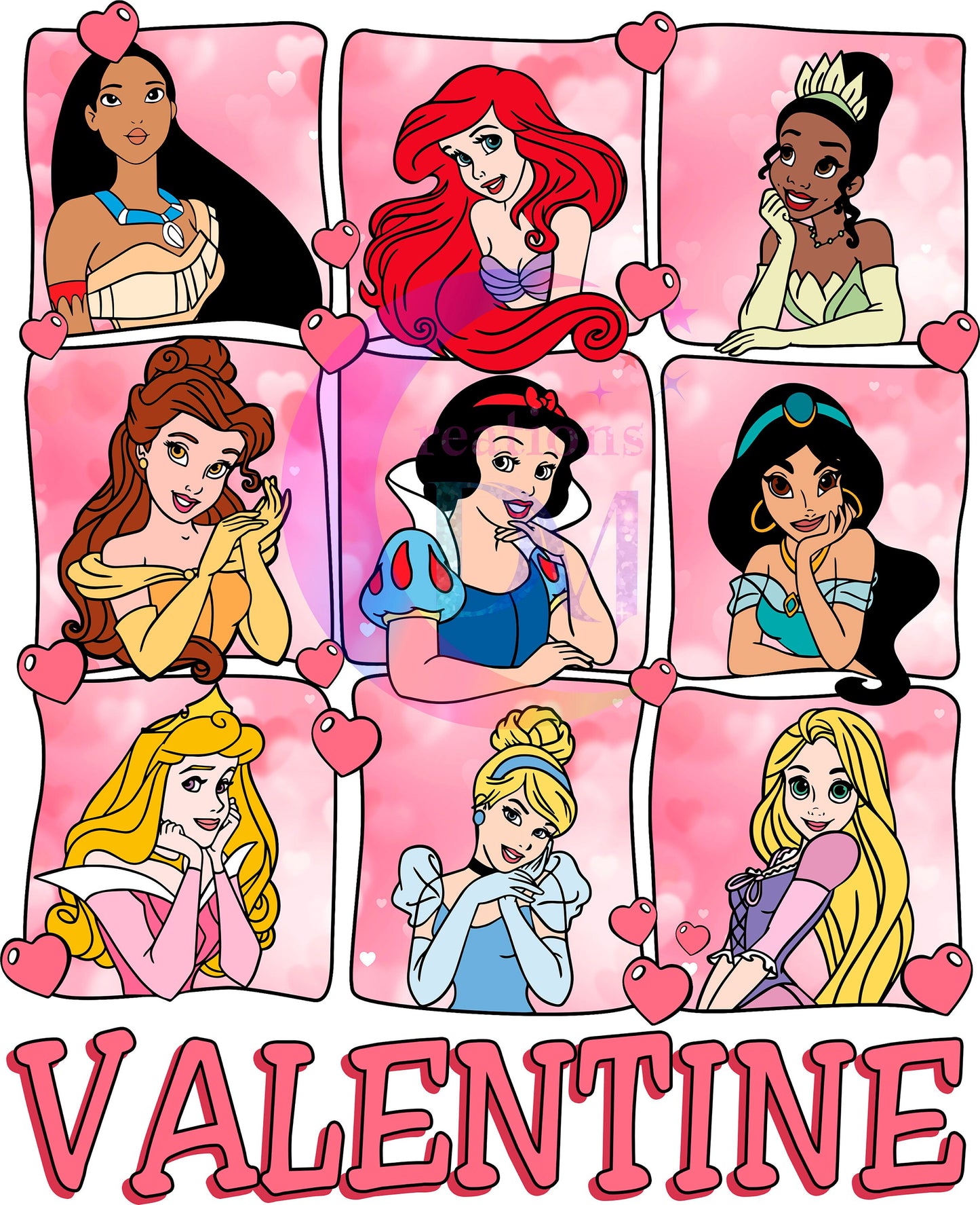 valentines disney  DTF 25