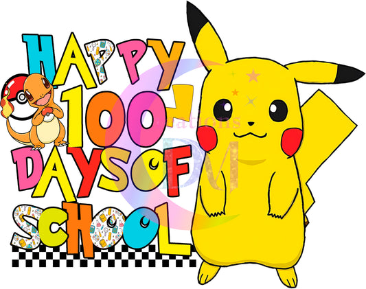 100 days of school pokemon dtf 2