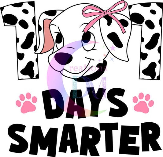 100 days of school Dalmatians DTF 3