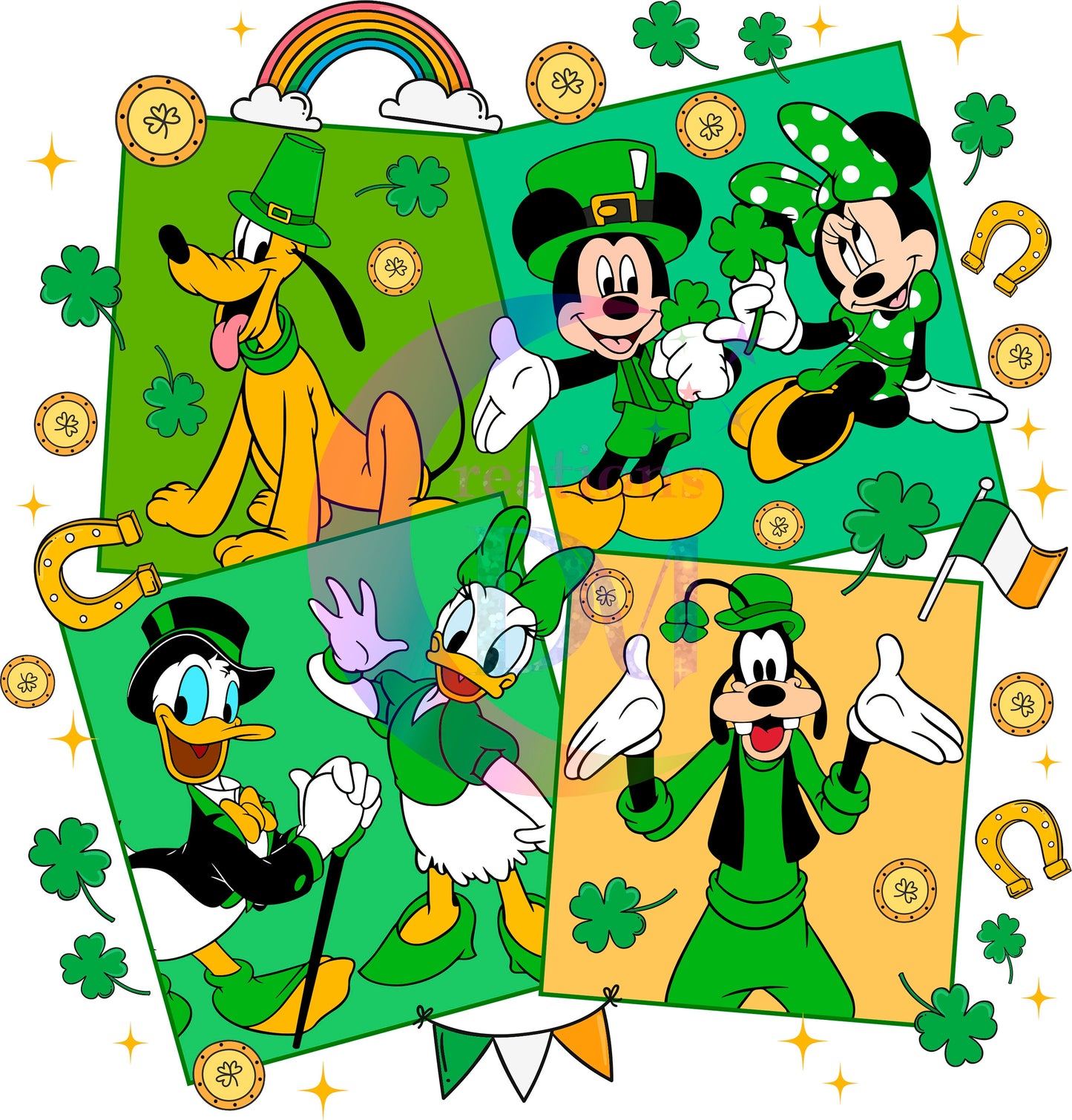 ST Patricks Day Disney DTF 4