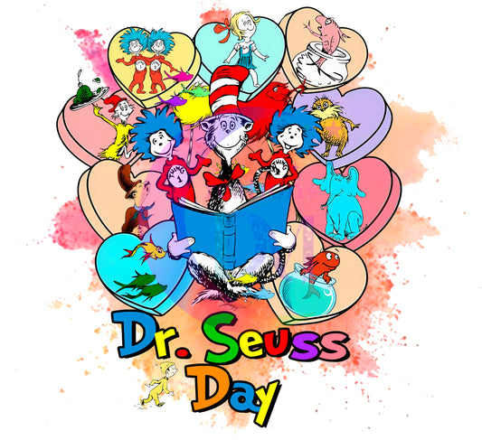 DR Seuss Day DTF 2