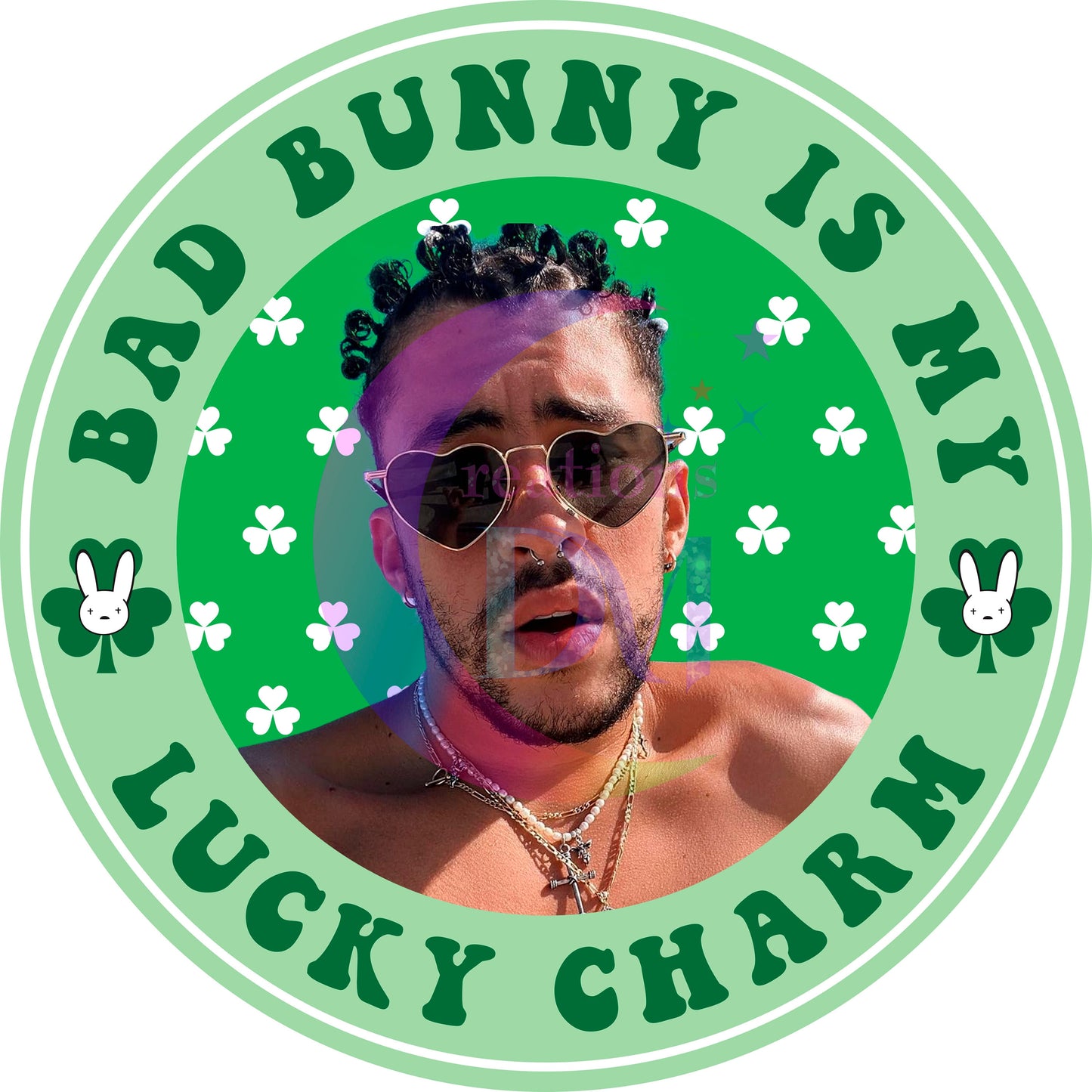 st patrick bad bunny DTF 3