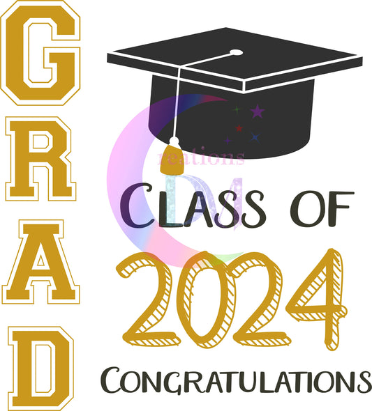 2024 graduation DTF * PHYSICAL PRODUCT * 48