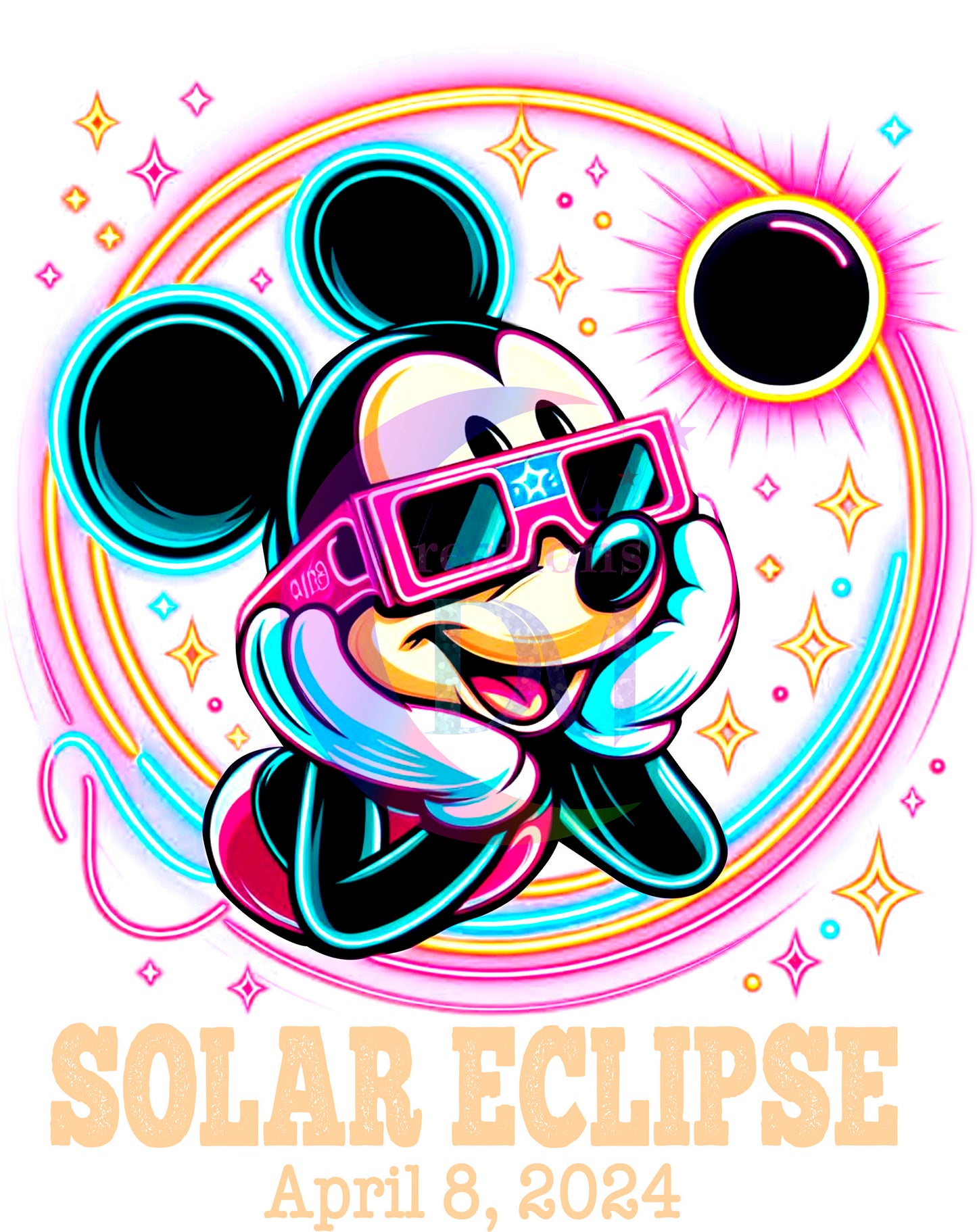 Solar Eclipse DTF *Mickey Mouse neon .3