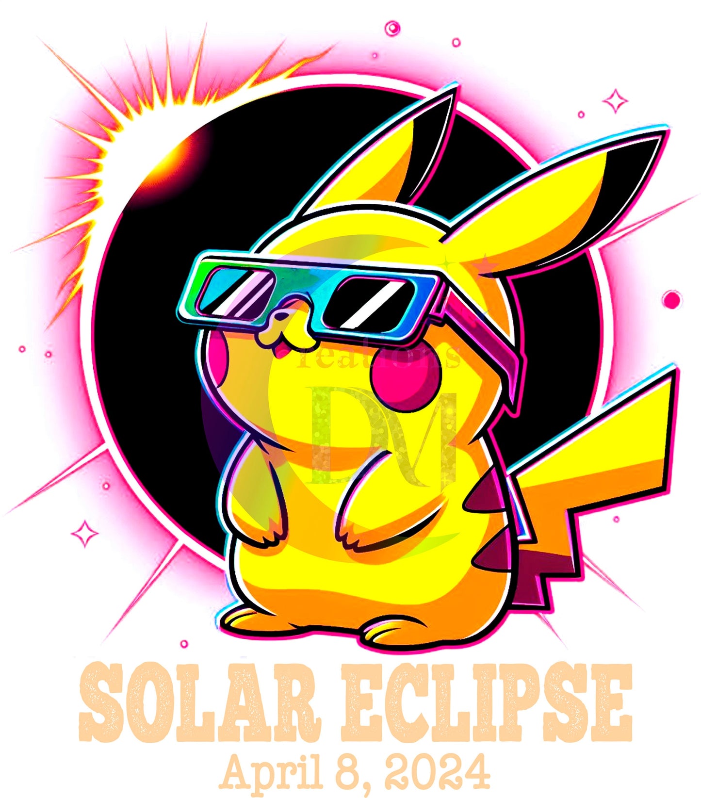 Solar Eclipse DTF *Pikachu .1